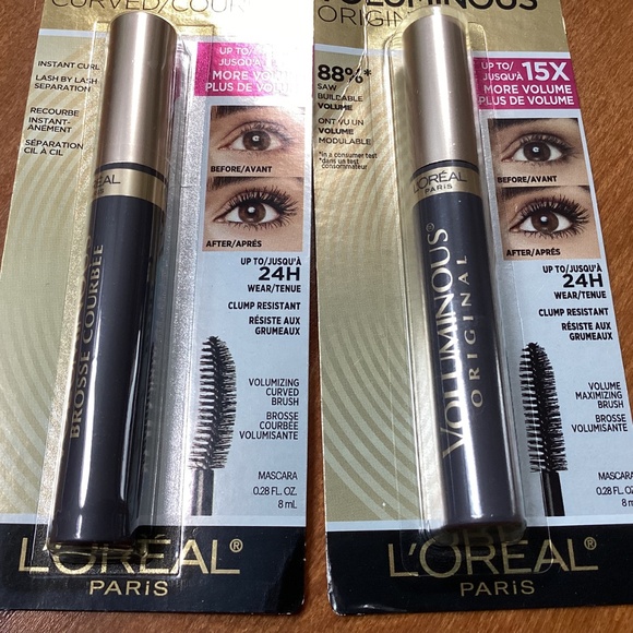 Loreal Paris Voluminous Original/Curved Mascara Bundle - Picture 5 of 10